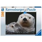 Ravensburger Puslespill Cute Little Otter 500 Brikker