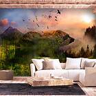 Arkiio Fototapet Bear In The Mountain in the 200x140