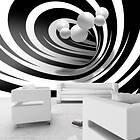 Arkiio Fototapet Twisted In Black & White 400x280