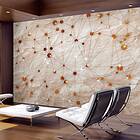 Arkiio Fototapet Stone And Gold and 200x140