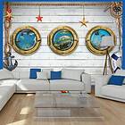 Arkiio Fototapet Tree Portholes portholes 200x140