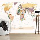 Arkiio Fototapet World Map 250x175