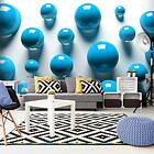 Arkiio Fototapet Blue Balls 200x140