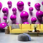 Arkiio Fototapet Purple Balls 400x280