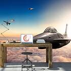 Arkiio Fototapet F16 Fighter Jets 200x140