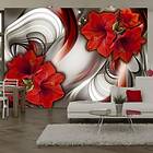 Arkiio Fototapet Amaryllis Ballad Of The Red of the 200x140