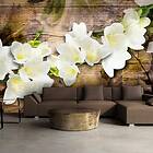 Arkiio Fototapet Freesia On Wood on 200x140