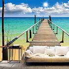Arkiio Fototapet Beach Sun Bridge sun bridge 250x175