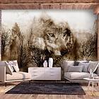Arkiio Fototapet Mountain Predator Brown (Brown) 400x280