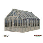 Palmako Emilia Drivhus 13,8m² (Glass/Wood)