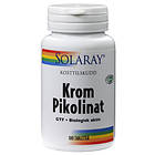 Solaray Krom Pikolinat 100 Tablets