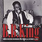 King B B: United Western Recorders 1972 CD