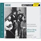 Alban Berg Quartett: Recital 1978