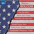 Bolcom William: Trio For Horn Violin & Piano CD