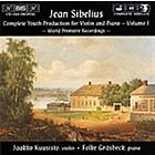 Sibelius: Complete Youth Production For Violin.. CD