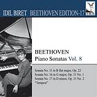 Beethoven: Piano Sonatas Vol 8 CD