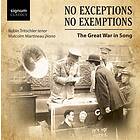 No Exceptions Great War In Song CD