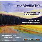 Adaiewsky: 24 Preludes For Voice And Piano CD