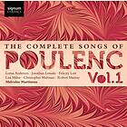 Poulenc: Complete Songs Of Poulenc 1