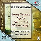 Beethoven: String Quartets Op 59 Nos 2 & 3 CD