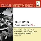 Beethoven: Piano concertos vol 1 (Idil Biret) CD