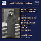 Kreisler Fritz: Complete Solo Recordings Vol 8 CD