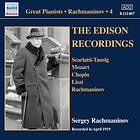 Rachmaninov: The Edison Recordings (1919) CD