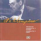 Mendelssohn: Symphony No 3 & 4 (Klemperer) CD