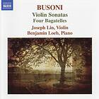 Busoni: Violin sonatas Nos 1 & 2 (Lin/Loeb) CD