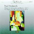 Hindemith: Works For Cello And Piano Vol II CD