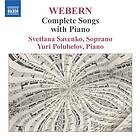 Webern: Complete Songs With Piano CD