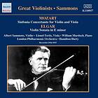 Elgar/Mozart: Sinfonia concertante (Sammons) CD