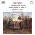 Brahms Johannes: Clarinet Quintet String Quarte