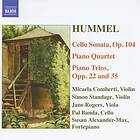 Hummel: Piano trios / Cello sonata