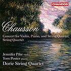 Chausson: Concert for violin piano & string q.