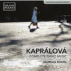 Kapralova: Complete Piano Works (Giorgio Koukl) CD