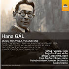 Gál Hans: Music For Viola Vol 1 CD