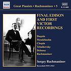 Rachmaninov: Final Edison And First Victor Rec. CD