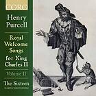 Purcell: Royal Welcome Songs For King Charles II CD