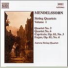 Mendelssohn: String Quartets Vol 1