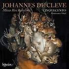 De Cleve Johannes: Missa Rex Babylonis CD