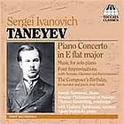Taneyev: Piano Music CD