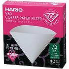 Hario V60 01 Kaffefilter 40st