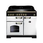 Rangemaster Classic Deluxe 100 Induction (Blanc/Laiton)