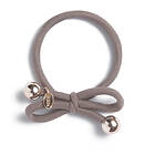 IA Bon Bon Hair Tie Gold Bead Taupe