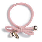 IA Bon Bon Hair Tie Gold Bead Powder Pink