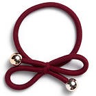 IA Bon Bon Hair Tie Gold Bead Burgundy 1st