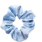 Dark Velvet Scrunchie Light Blue