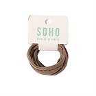 Soho Alena Hårsnoddar Brun