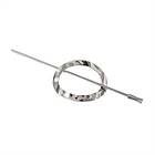 Chris Rubin Nova Oval Hair Cuff Silver